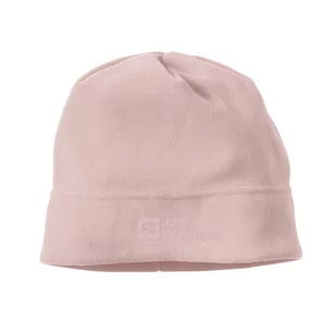 Czapka polarowa Jack Wolfskin REAL STUFF BEANIE rose smoke - ONE SIZE - Czapki męskie - miniaturka - grafika 1