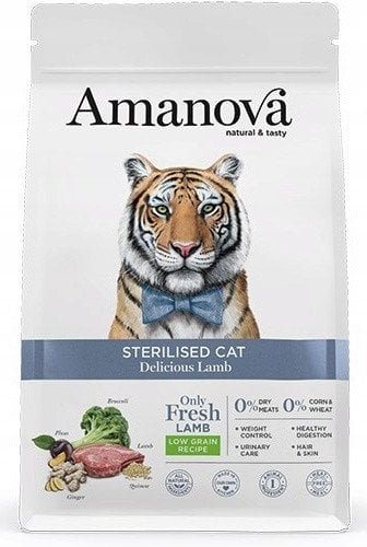 Amanova Cat Sterilised Delicious Lamb - jagnięcina 4kg