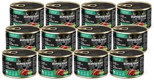 Karma mokra dla kotów sterylizowanych Super Rafi Cat z gęsią i wątróbką z indyka zestaw 12 x 185 g - Mokra karma dla kotów - miniaturka - grafika 1