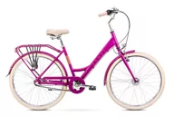Rowery - Rower miejski ROMET SONATA CLASSIC 26 2024 różowa, 18, 26, nd., kobieta - miniaturka - grafika 1