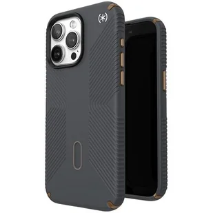 Speck Presidio2 Grip ClickLock & MagSafe do iPhone 15 Pro Max (Charcoal Grey / Cool Bronze) - Etui i futerały do telefonów - miniaturka - grafika 1