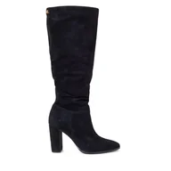 Kozaki damskie - Kozaki LAUREN RALPH LAUREN Artizan Tall 802937807001 Czarny - miniaturka - grafika 1