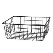 Pudła i pojemniki do przechowywania - Koszyk Loft 28 x 21,5 cm czarny - miniaturka - grafika 1