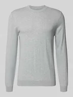 Swetry męskie - Sweter z dzianiny z domieszką kaszmiru - miniaturka - grafika 1
