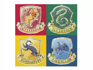 Serwetki Harry Potter Urodzinowe Gryffindor 16Szt - Dekoracje i nakrycia stołu na imprezę - miniaturka - grafika 1