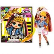 Lalki dla dziewczynek - MGA Entertainment LOL Surprise OMG Remix Rock Lalka Fame Queen z keytarem 577607 - miniaturka - grafika 1