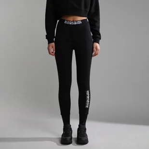 Damskie Spodnie NAPAPIJRI M-BOX LEGGINGS 4 BLACK 041 NP0A4GKT0411 – Czarny - Spodnie damskie - miniaturka - grafika 1