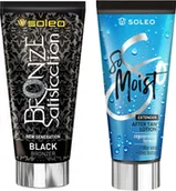 Balsamy i kremy do opalania - Soleo Black Bronzer Satisfaction + So Moist Po Opalaniu Gratis - miniaturka - grafika 1