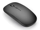 Etui do tabletów - Myszka bezprzewodowa Bluetooth cicha mysz optyczna | czarny - miniaturka - grafika 1