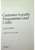 Biznes - Customer Loyalty Programmes and Clubs - miniaturka - grafika 1