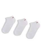 Skarpetki męskie - Fila Zestaw 3 par niskich skarpet unisex Calza F9100 Biały - miniaturka - grafika 1