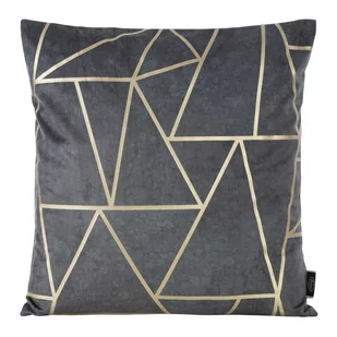 Poszewka 45 x 45 Eurofirany Velvet Blink29 Stalowy - Poszewki na poduszki - miniaturka - grafika 1