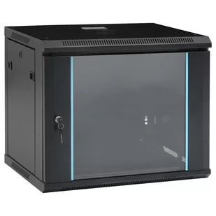 vidaXL Szafa  Ścienna szafka serwerowa 9U 19&quot; IP20 600x450x510 mm 30166 - Szafy rack - miniaturka - grafika 1