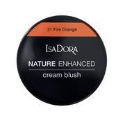 Róże do policzków - IsaDora Nature Enhanced Cream Blush róż do policzków 31 Fire Orange 3g - miniaturka - grafika 1