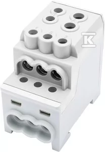 Simet Blok rozdzielczy - dystrybucyjny Al/Cu SDB 200 (80030) SIMBLOCK szary 81602002 81602002 - Inne akcesoria elektryczne - miniaturka - grafika 1