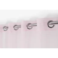 Firany - Firana Livia 140 x 260 cm 8 kółek różowa - miniaturka - grafika 1