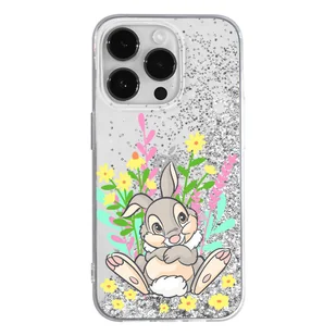 Etui płynny brokat do Apple IPHONE 13 PRO MAX Disney: Tuptuś 004 oryginalne i oficjalnie licencjonowane, Srebrny - Etui i futerały do telefonów - miniaturka - grafika 1