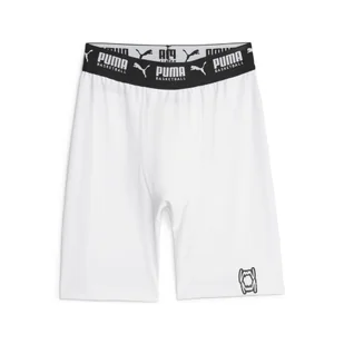 Męskie spodenki do koszykówki Hoops Team PUMA White - Spodnie sportowe męskie - miniaturka - grafika 1
