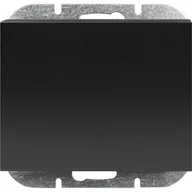 Wyłączniki światła i elektryczne - Łącznik Onyx pojedynczy czarny mat - miniaturka - grafika 1