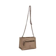 Torebki damskie - Abbacino Satynowa torba na ramię, Beżowy - miniaturka - grafika 1