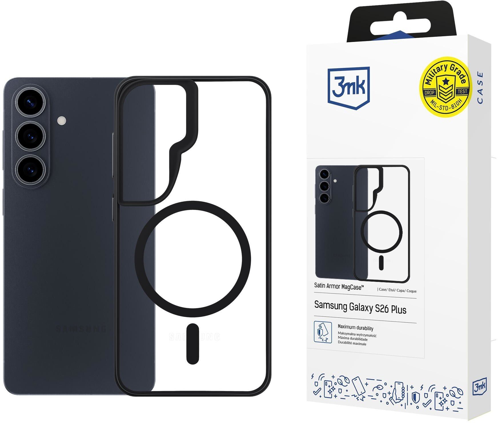 Samsung Galaxy S26+ - 3mk Satin Armor MagCase