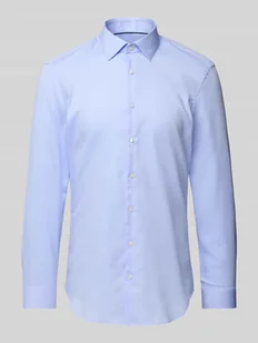 Koszula biznesowa o kroju super slim fit z listwą guzikową - Koszule męskie - miniaturka - grafika 1