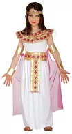 Stroje karnawałowe - Guirca Karnawał kostium dziecięcy Cleopatra Czerwony rubinowy aegypterin sukienka biała rozmiar 10  12 lat 85945.0 - miniaturka - grafika 1