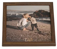 Ramki na zdjęcia - Ramka na zdjęcie, kwadratowa 15x15 brązowa loft - miniaturka - grafika 1