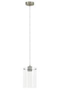 Lampy sufitowe - Light & Living Lampa wisząca Vancouver nikiel satynowy F-179498 - miniaturka - grafika 1