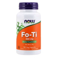 Witaminy i minerały - NOW Fo-Ti 560mg 100vegcaps - miniaturka - grafika 1