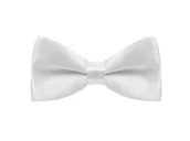 Dodatki do strojów karnawałowych - Mucha klasyczna biała - 10 cm - 1 szt. - miniaturka - grafika 1