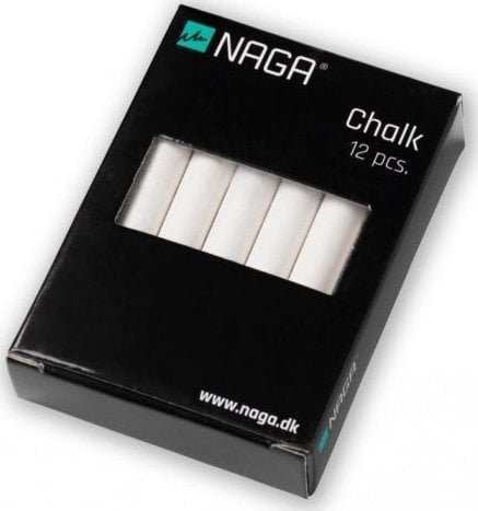 NAGA Tavlekridt 12 stk. i pakke Kridt 10,8x2x5,5mm 1stk