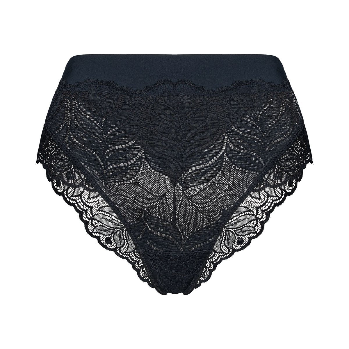 Majtki z wyższym stanem AURORA Esotiq czarny L