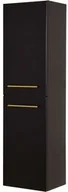 Szafki łazienkowe - Regał łazienkowy czarny 40x143,5cm BELLI GOLD - miniaturka - grafika 1