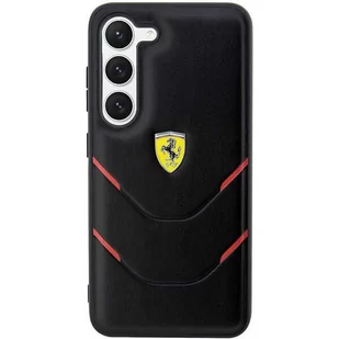 Ferrari FEHCS23SPBAK S23 S911 czarny/black hardcase Hot Stamp Lines - Etui i futerały do telefonów - miniaturka - grafika 3