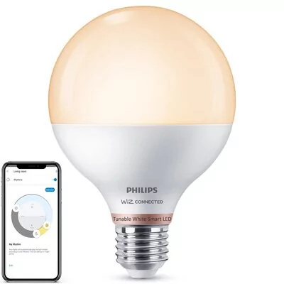 Inteligentna żarówka LED PHILIPS G95 927-65 TW 11W E27 Wi-Fi/Bluetooth | Bezpłatny transport