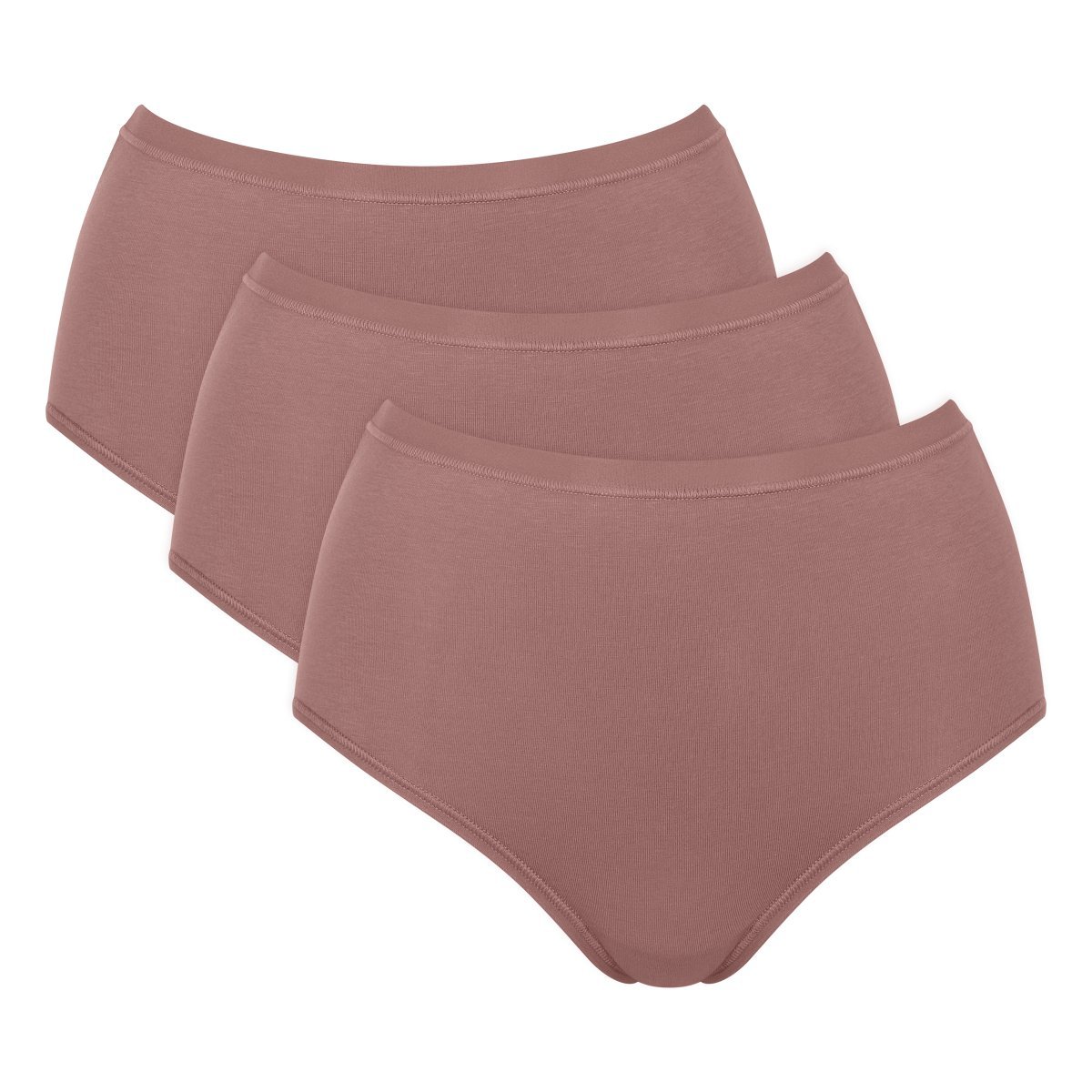 BAWEŁNIANE majtki Z WYSOKIM STANEM Sloggi GO Daily Cotton Highwaist 3P M