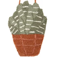 Dywany dla dzieci - Makata kwiat w doniczce 20x30 Wall Hanging Little Aloe - miniaturka - grafika 1