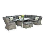 Narożnik z technorattanu TRIVENTO DINING Melange