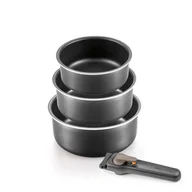 Zestawy garnków i patelni - Tescoma Zestaw garnków ze zdejmowanym uchwytem VARIO, 4 części - miniaturka - grafika 1