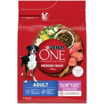 Triton PURINA ONE MED/MAX Adult Dog Lamb & Rice 2,5kg