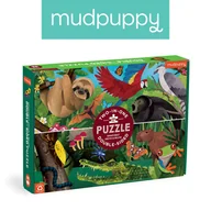 Puzzle - Mudpuppy Puzzle dwustronne Las deszczowy 100 elementów 6+ - miniaturka - grafika 1