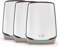 Routery - NETGEAR Orbi WiFi 6 Mesh system Wi-Fi (RBK863S) router z 2 repeaterami 540m - miniaturka - grafika 1