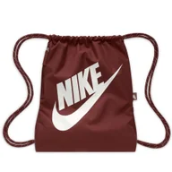 Torby sportowe - Worek, plecak Nike Heritage Drawstring Bag DC4245 (kolor brązowy) - miniaturka - grafika 1