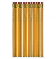Ołówki - Ołówki drewniane z gumką 12 szt Titanum TI67721-16461 - miniaturka - grafika 1