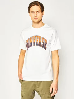 Koszulki i topy damskie - Converse T-Shirt Twisted Varsity Graphic 10018383-A01 Biały Regular Fit - grafika 1