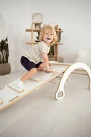 Skoczki dla dzieci - MAŁY bujak montessori +  MAŁA zjeżdżalnia DRABINKA - miniaturka - grafika 1