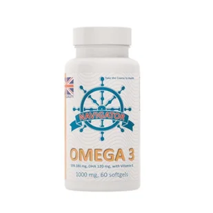 Omega 3 EPA 180 mg DHA 120 mg 60 kaps - Witaminy i minerały Omega 3 EPA 180 mg DHA 120 mg 60 kaps - Witaminy i minerały - miniaturka - grafika 1