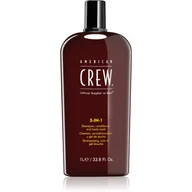 Szampony do włosów - AMERICAN CREW American Crew Shampoo + spłukiwanie + Body Wash Crew 3 W 1  1 Pack - miniaturka - grafika 1