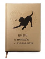 Notesy i bloczki - Notes książkowy A5 ZŁOTY MILA NOTES MIŁOŚNIKA PSÓW PIES ŚMIESZNY z imieniem - miniaturka - grafika 1